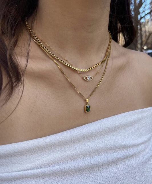 Thick Box Chain Choker