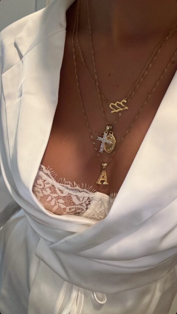 Block Letter Pendant Necklace