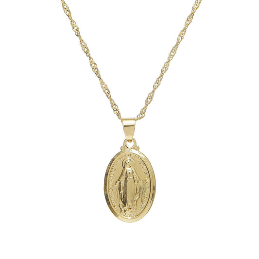 Mini Mary Pendant Necklace