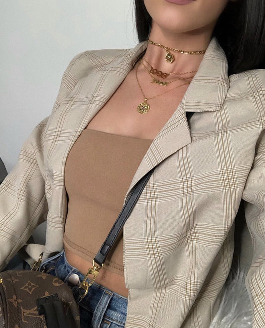 Initial Pendant Choker