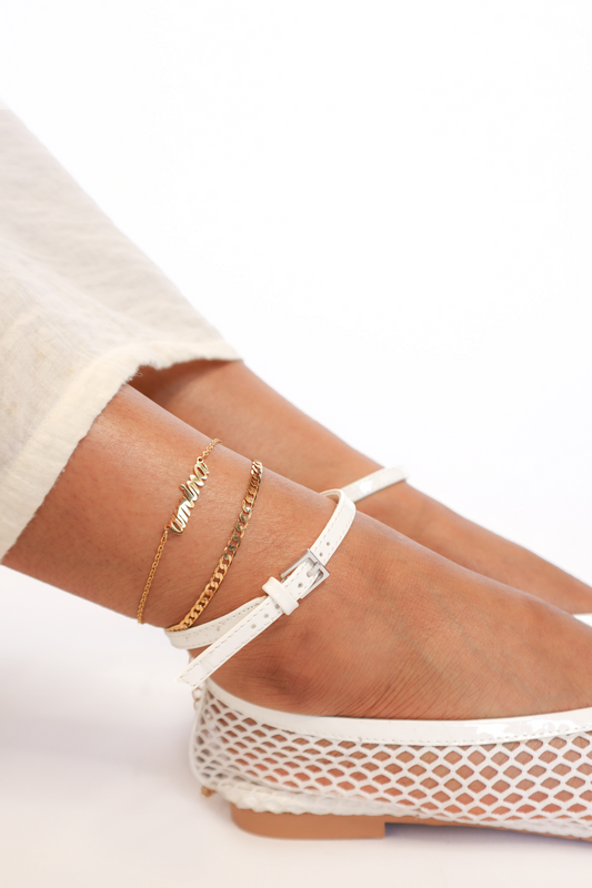 The Luxe Layering Anklet Set