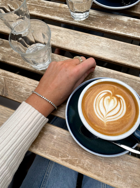 Box Tennis Chain Bracelet