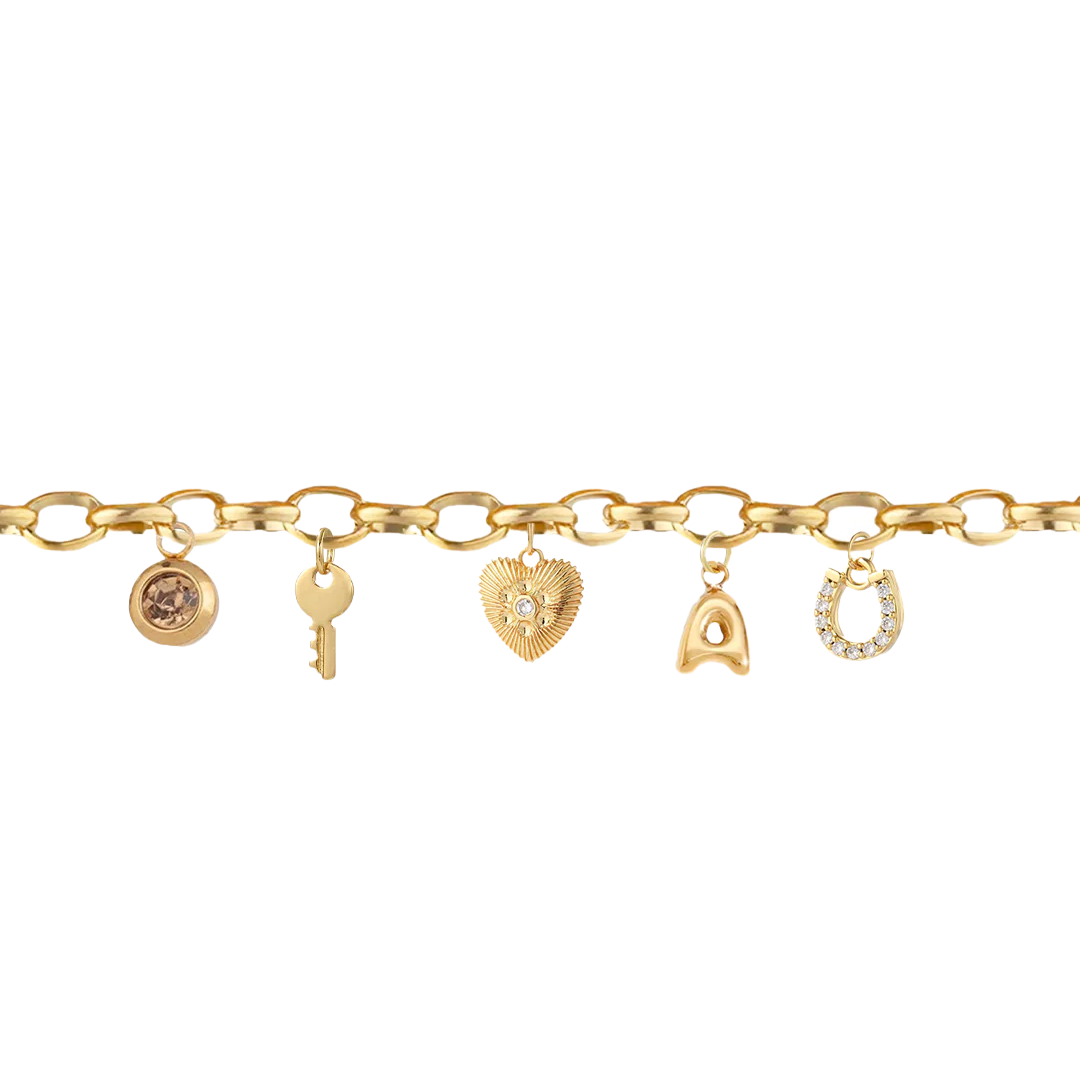 アクセサリー CTHY CHARM CHAIN BRACELET Custom Charm Bracelet – VibeSzn