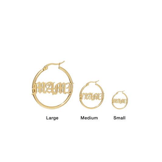 Custom Hoop Earrings