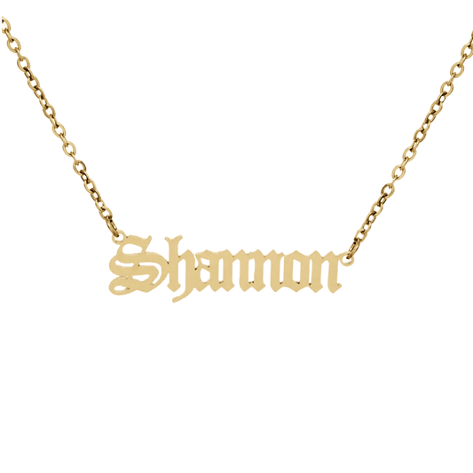 Custom Nameplate Necklace