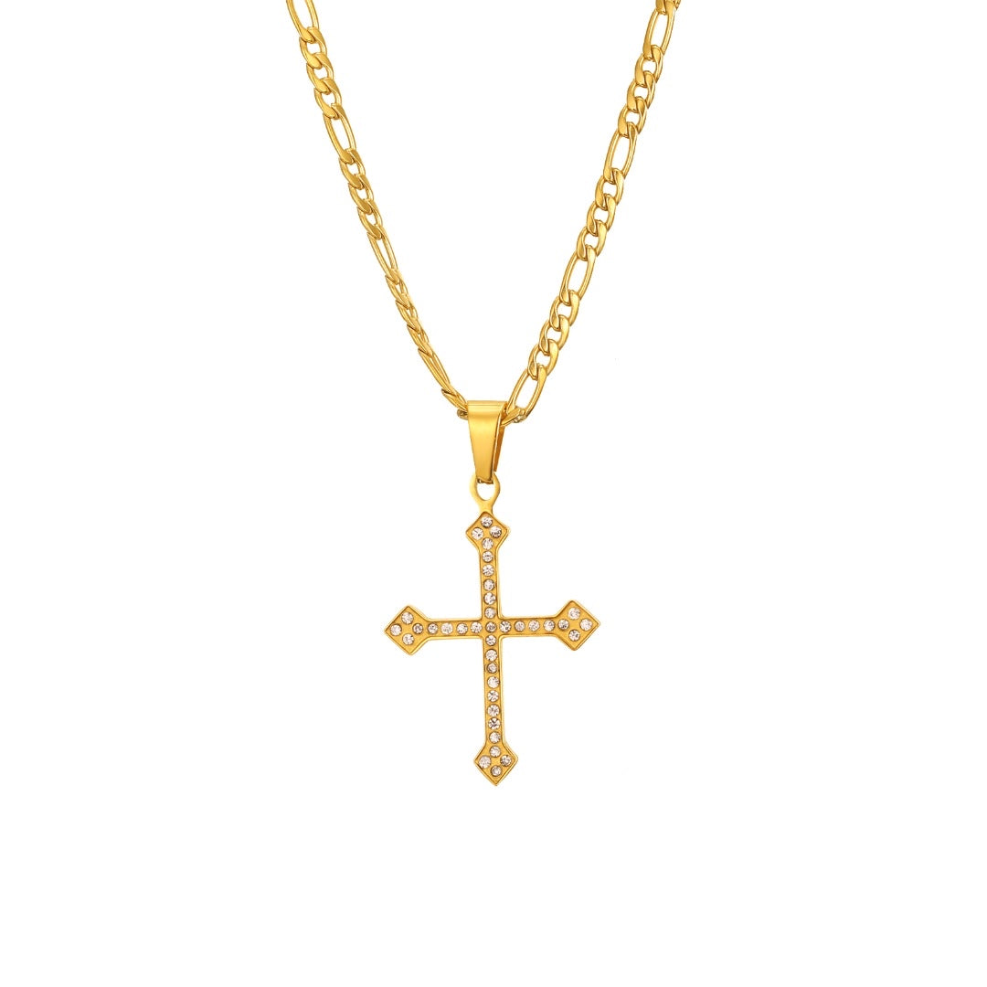 Figaro Cross Necklace – VibeSzn