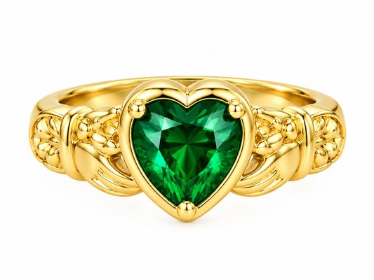 Gem Heart Ring