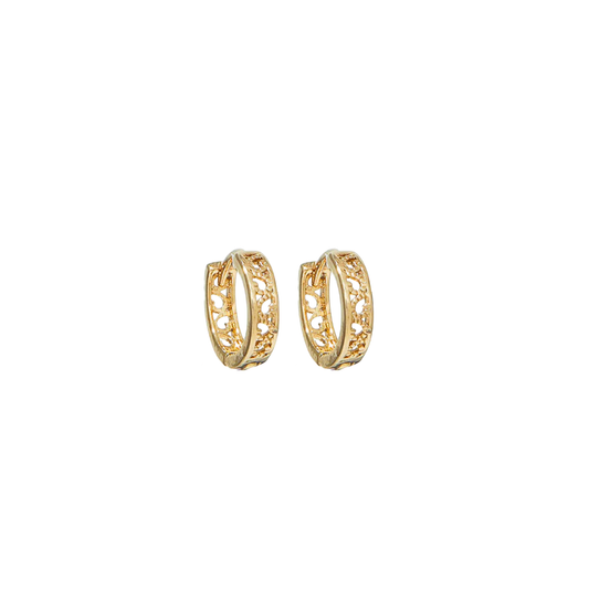 Gold Huggie Earrings