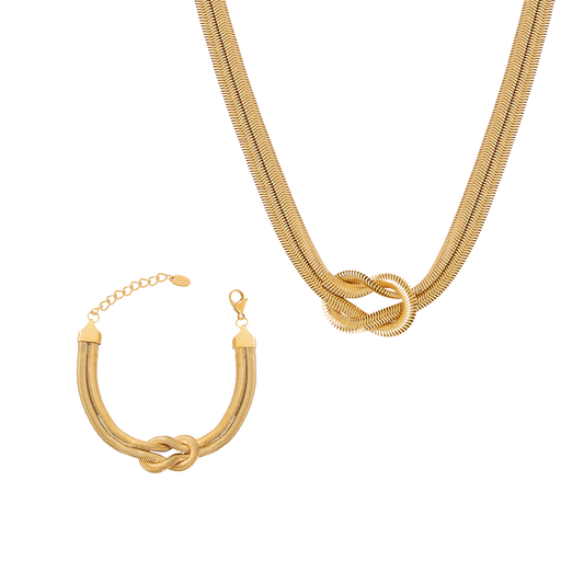 Herringbone Knot Set