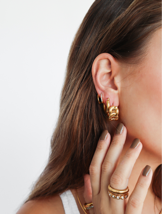 Oversized Chainlink Earring