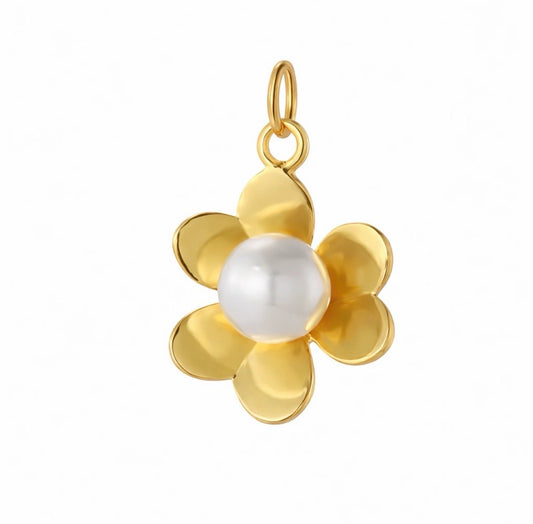 Flower Pearl Charm