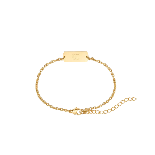 Old English Tag Bracelet