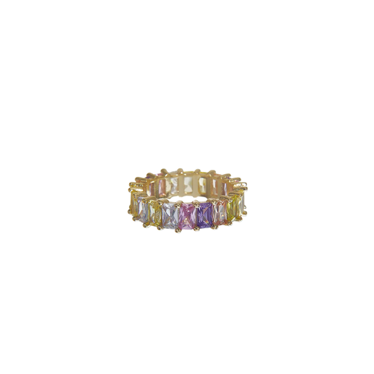 Pastel Crystal Ring