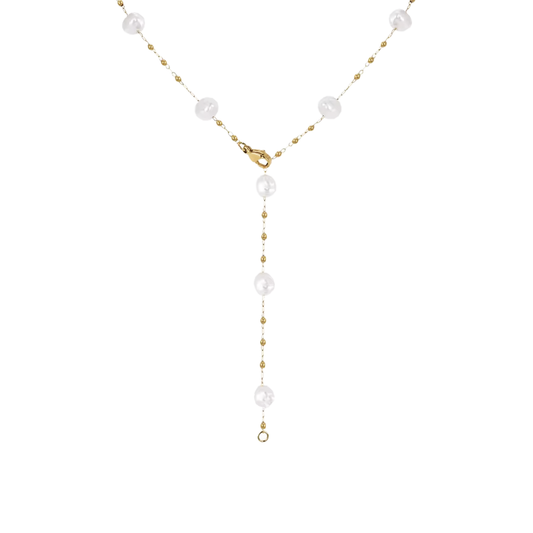 Pearl Lariat Necklace
