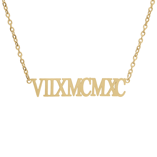 Roman Numeral Necklace