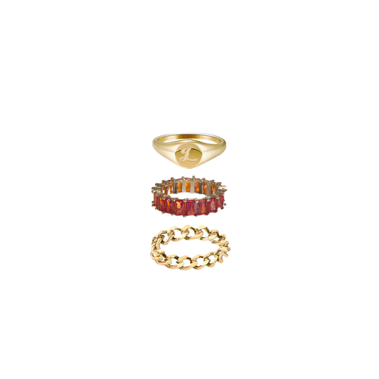 Script Ring Set