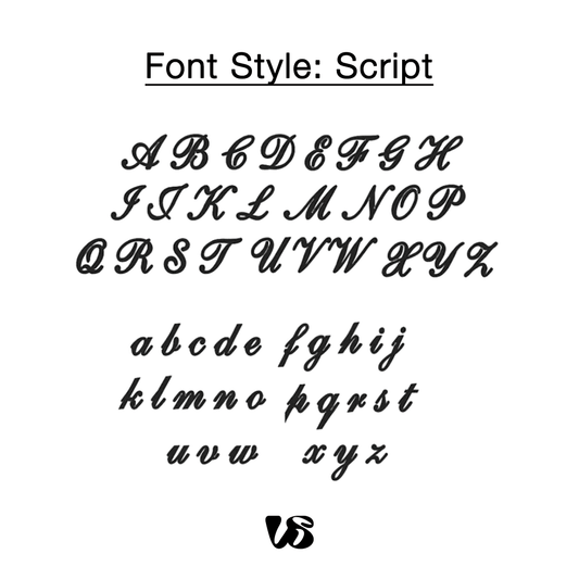 Script Nameplates Off the Rack