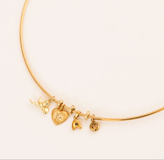 Crystal Spacer Charm