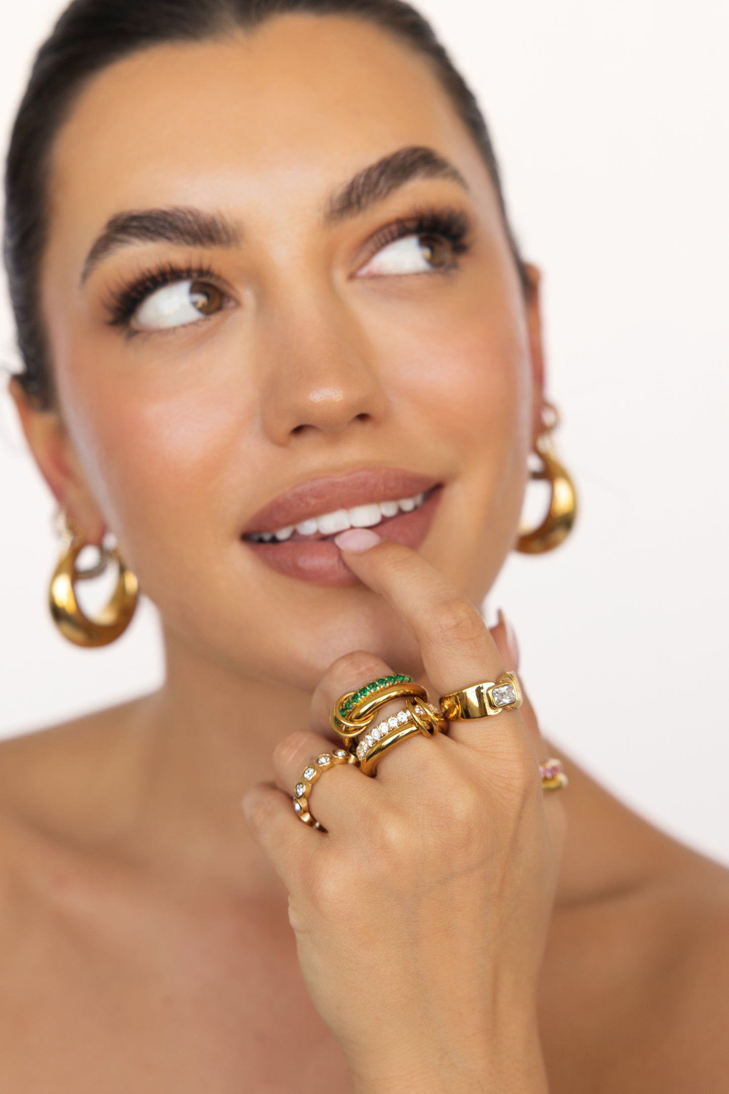 Diamond Link Ring