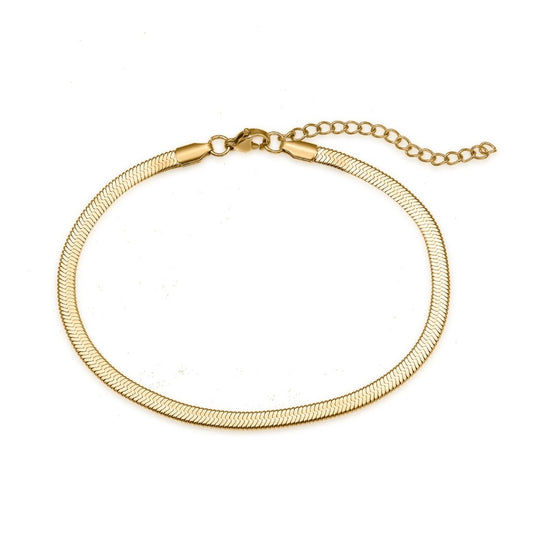 Herringbone Anklet