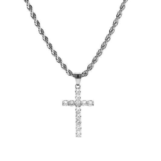 Icy Cross Rope Chain