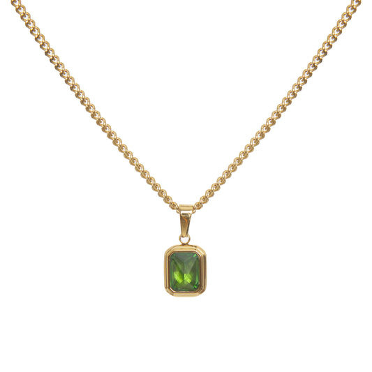 Emerald Stone Necklace