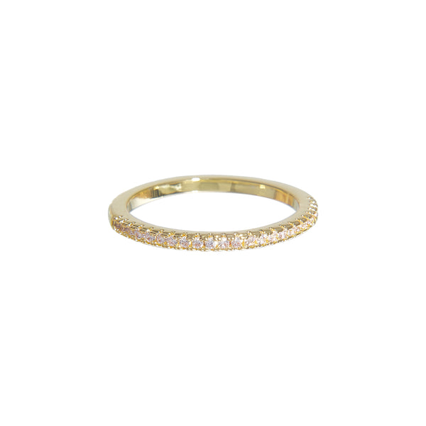 Classic Simple Gold Stacked Ring
