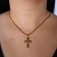 Gem Cross Pendant Necklace