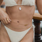 Heart Script Belly Chain