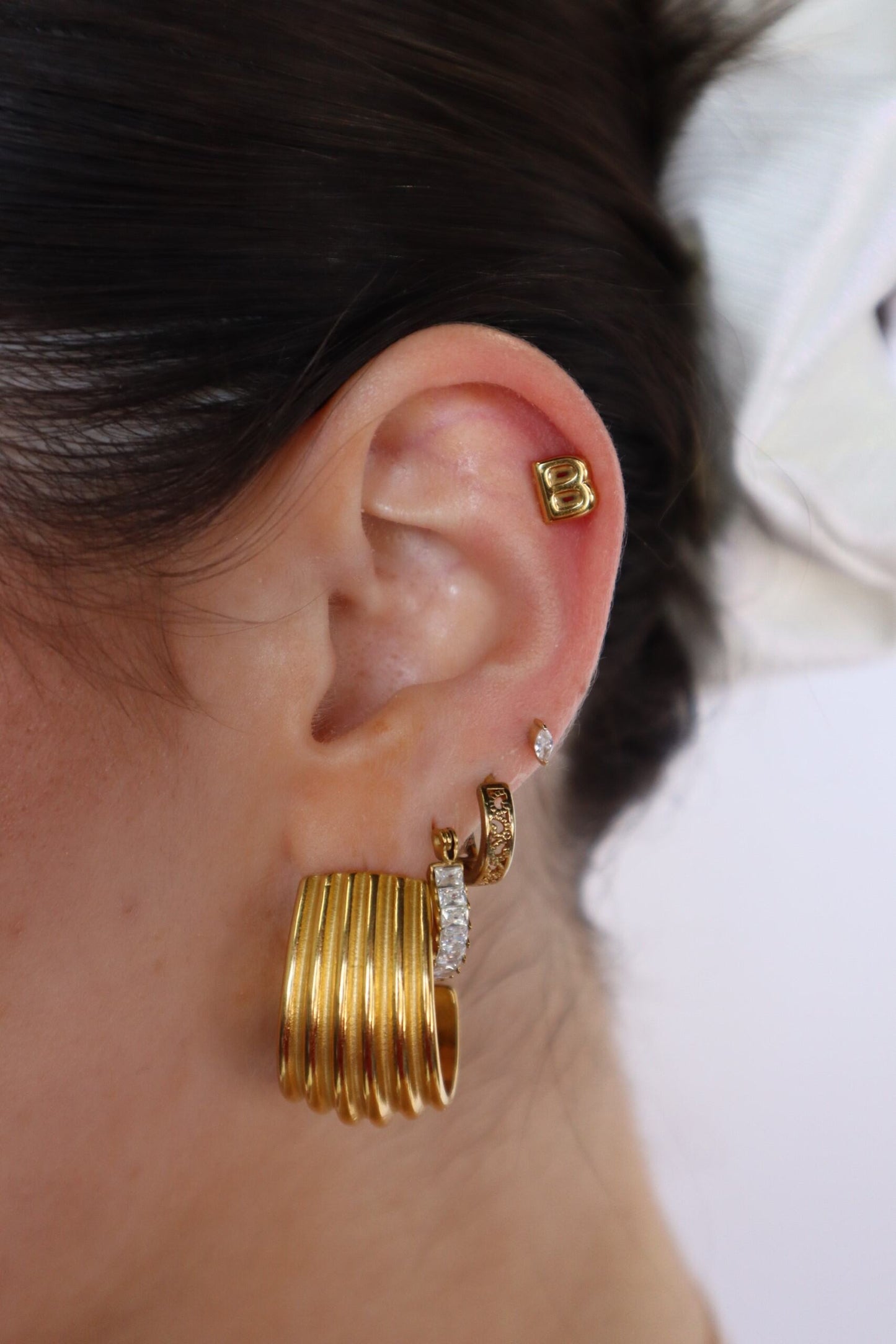 Gold Huggie Earrings