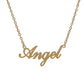Angel Nameplate Necklace