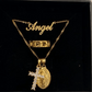 Angel Nameplate Necklace