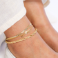 Herringbone Anklet