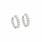Mini Pearl Hoops