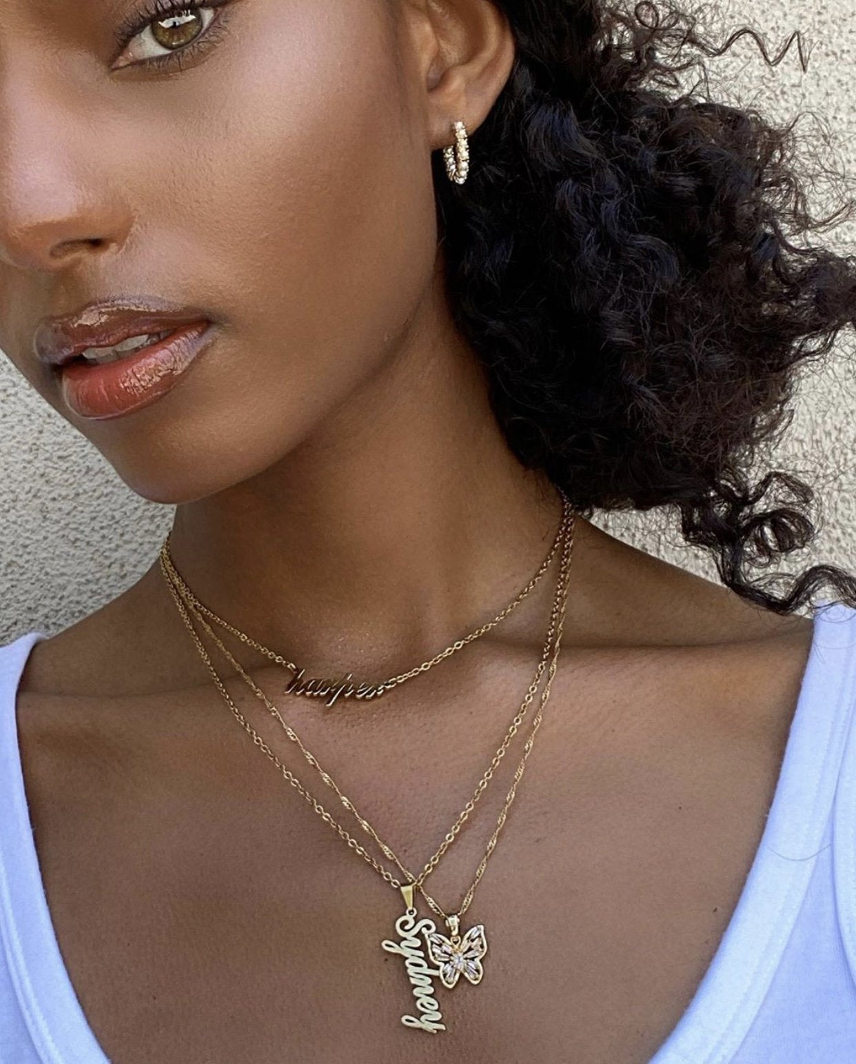 Mini Pearl Hoops