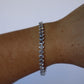 Hour Glass Tennis Bracelet