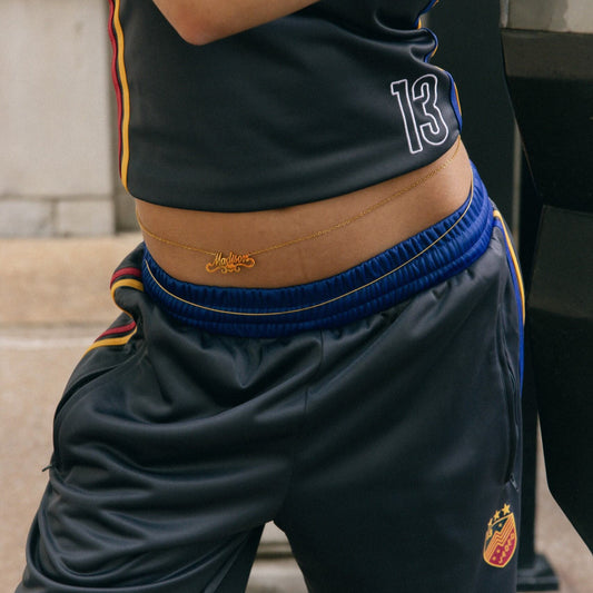 Heart Script Belly Chain