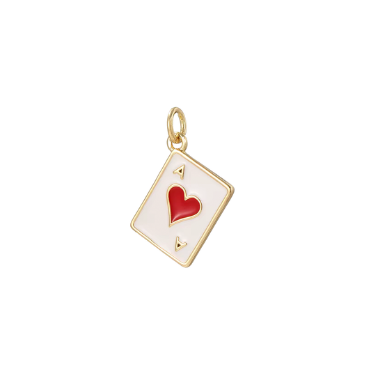 Ace of Hearts Charm