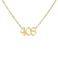 Area Code Necklace