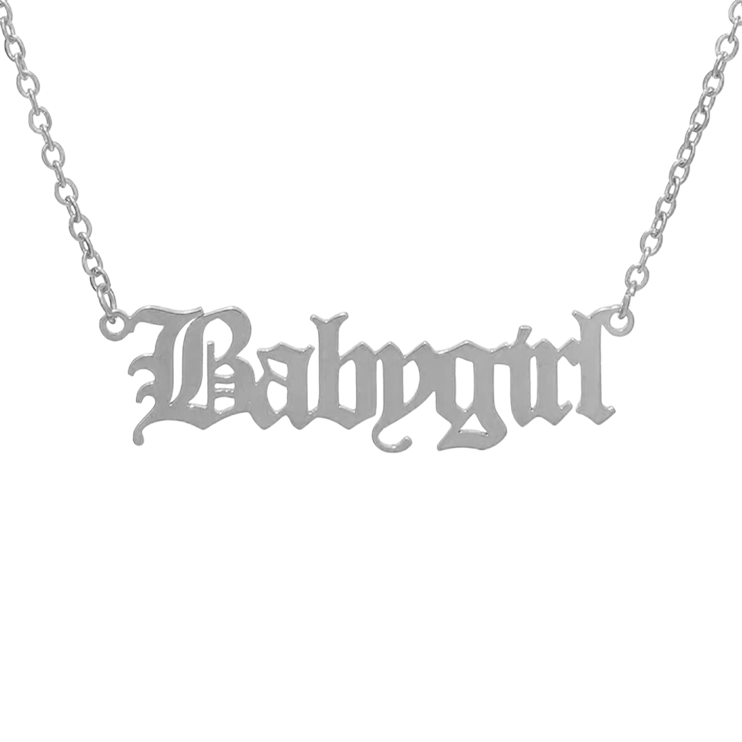 Babygirl Nameplate Necklace