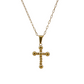 Ball & Chain Cross Necklace