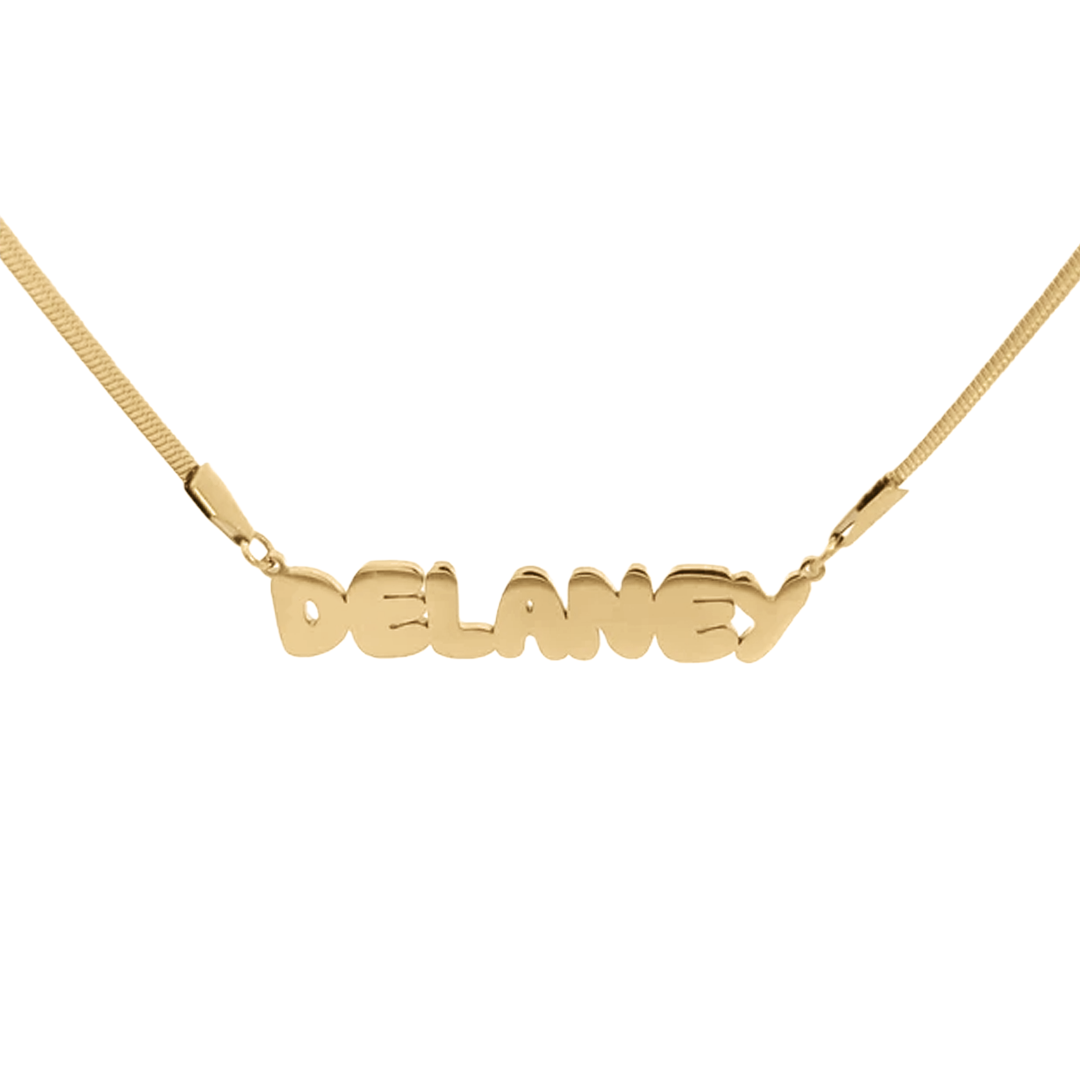Script Nameplate Necklace | VibeSzn
