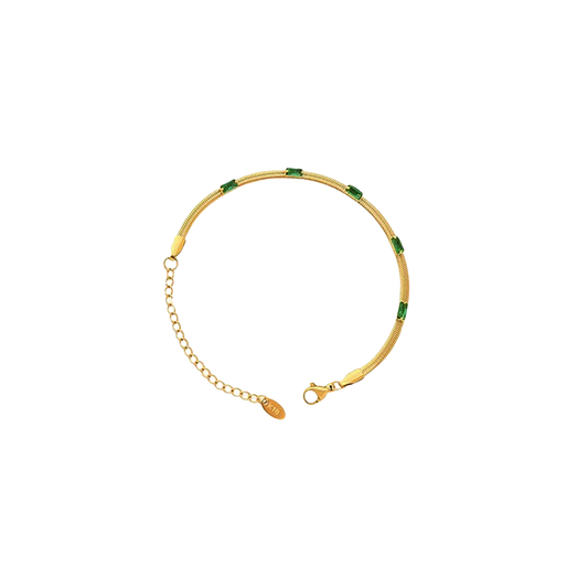 Crystal Herringbone Bracelet