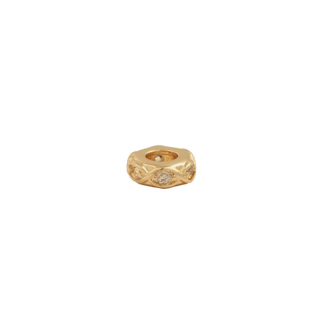 Crystal Spacer Charm