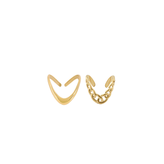Curved Stacking Ring Set