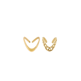 Curved Stacking Ring Set