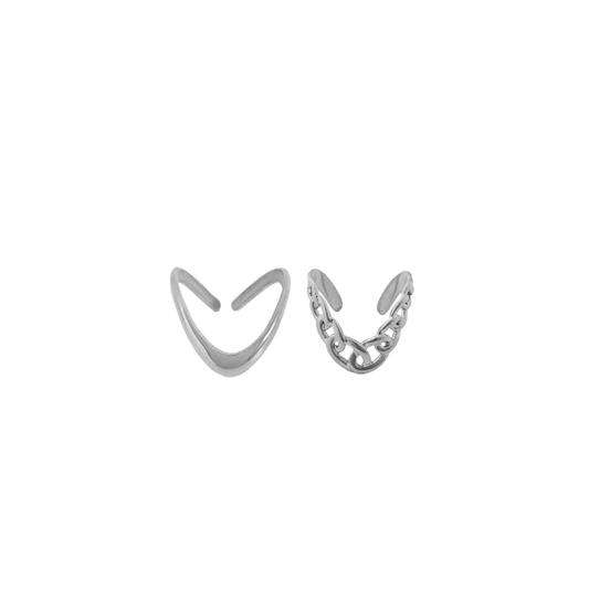 Curved Stacking Ring Set