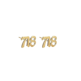 Custom Area Code Studs