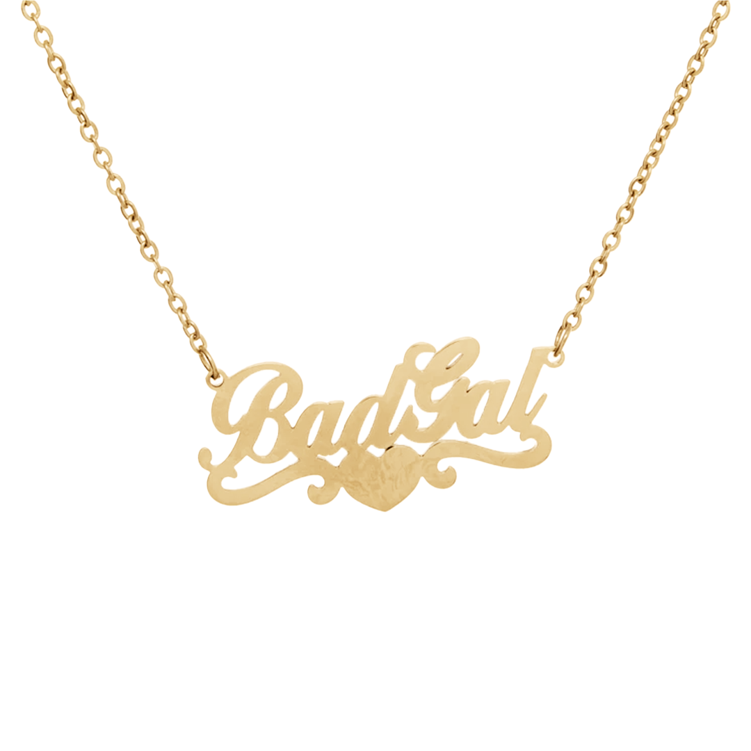 Custom Heart Nameplate