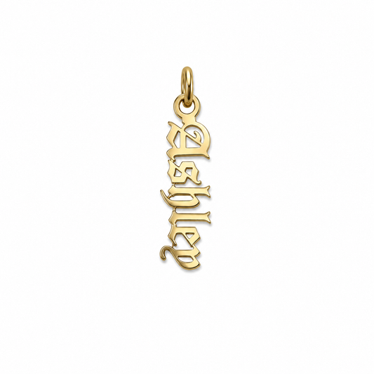 Custom Mini Charm Nameplate Necklace
